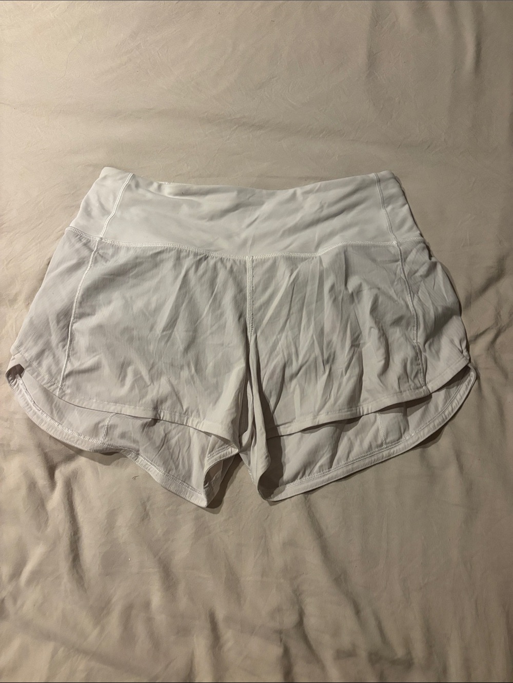 lululemon athletica White Layered Athletic Shorts